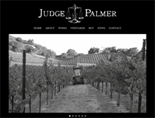 Tablet Screenshot of judgepalmer.com